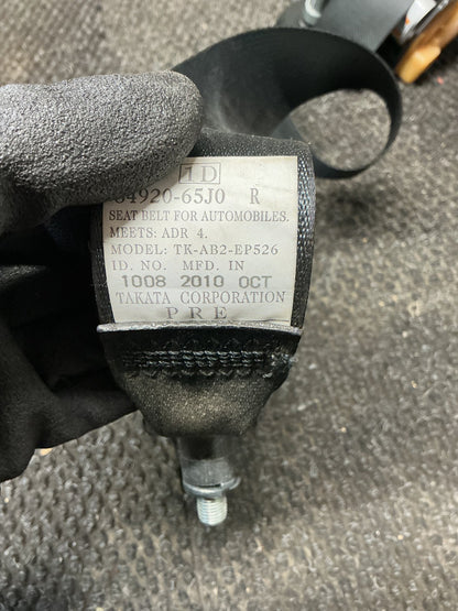 2010 Suzuki Vitara 7W107- Right Front Seat Belt- (TAG10725)