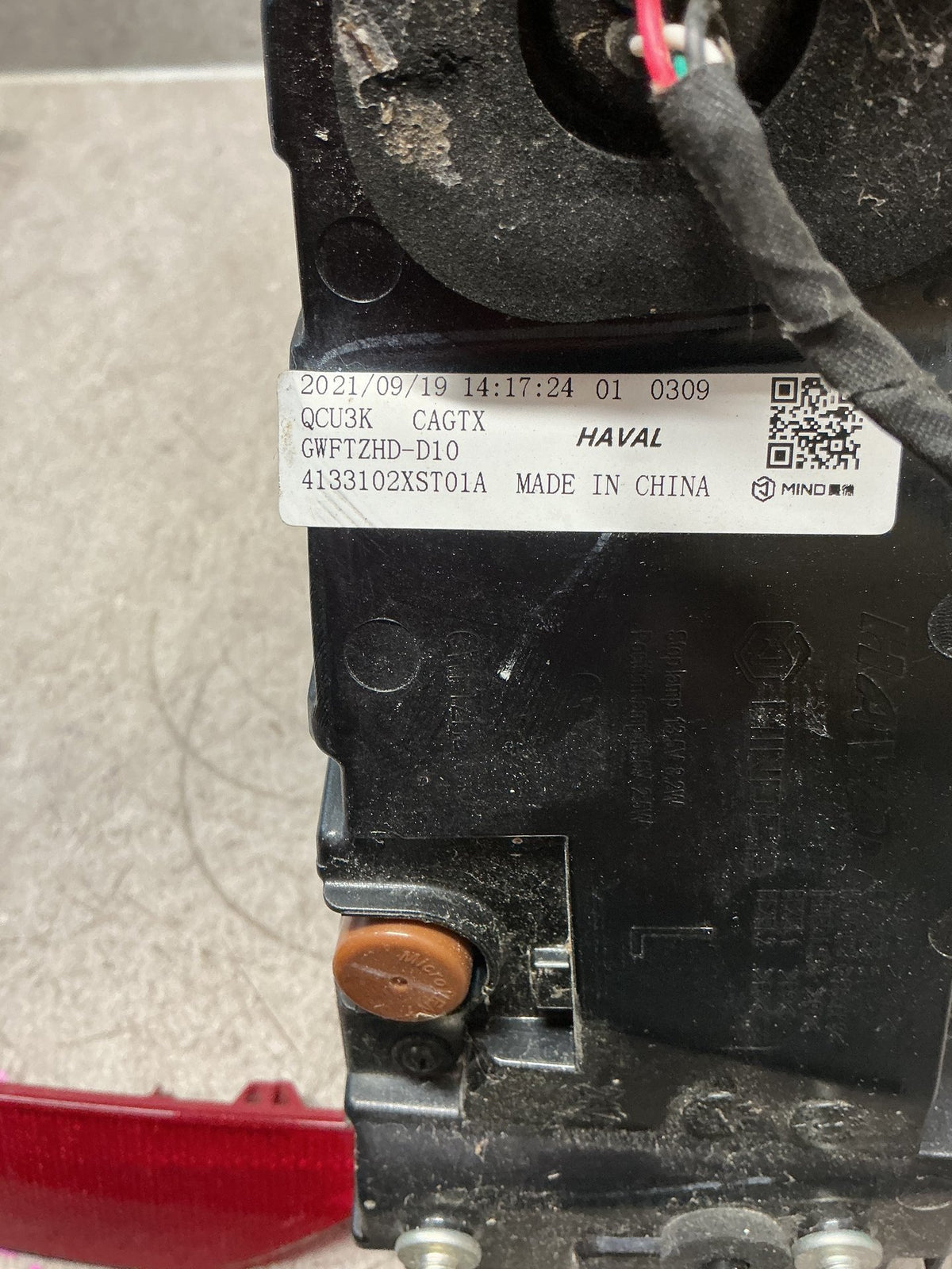 2021 Haval Jolion- Left Tailgate Light- (TAG14643) PN: 4133102XST01A