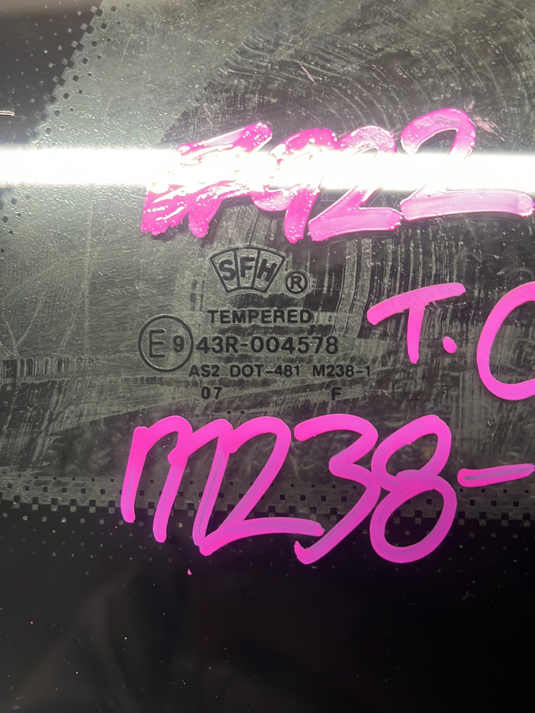 2007 Ford Territory- Right Rear Cargo Glass- (TAG7922) PN: M238-1