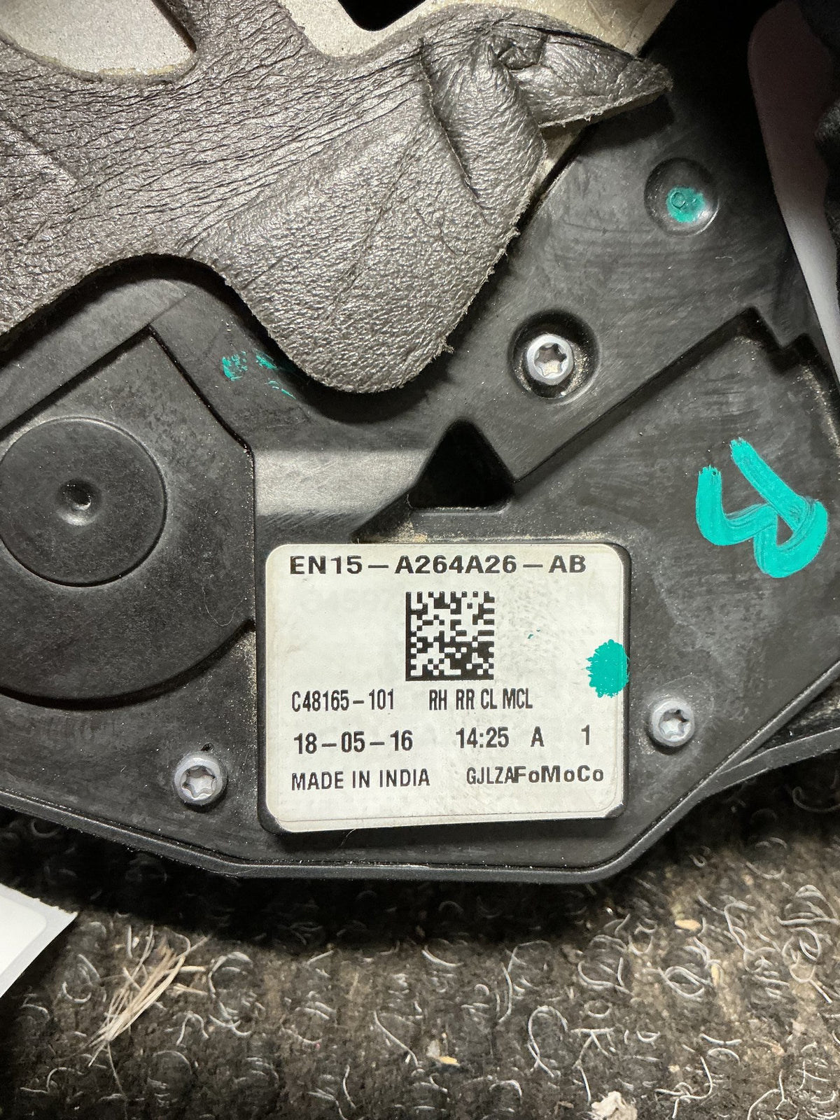 2013-2017 Ford EcoSport BK- Right Rear Door Lock Actuator- (TAG10434)
