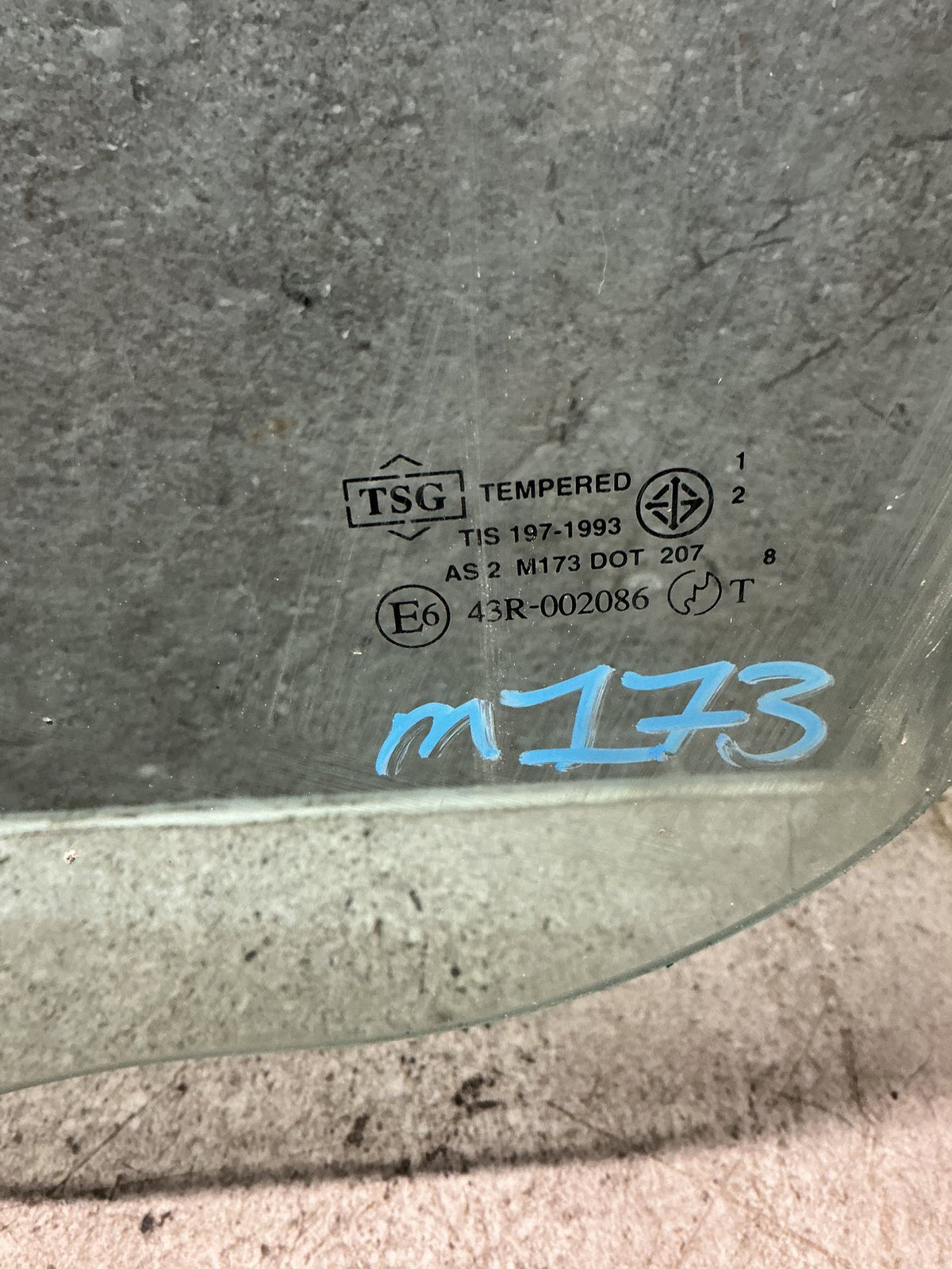 2000 Holden Rodeo RA - Left Rear Door Glass - (TAG18862)