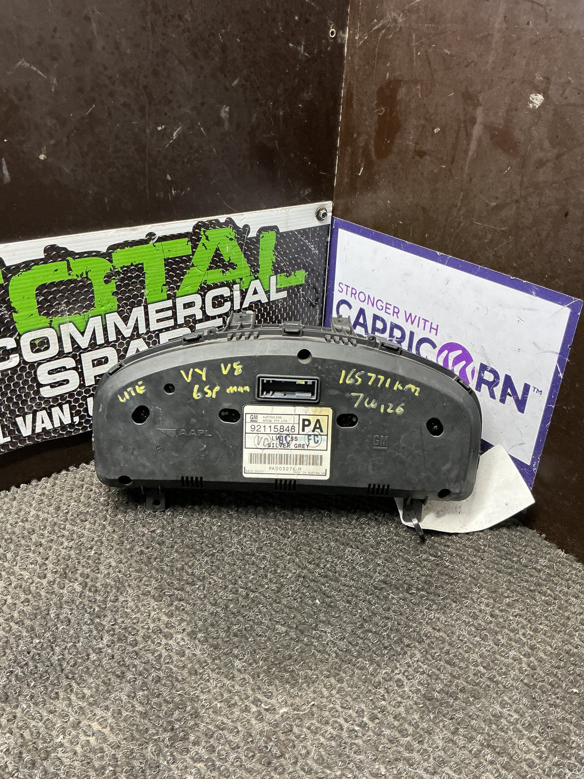 2008 Holden Commodore VY- Instrument Cluster- (TAG10568)