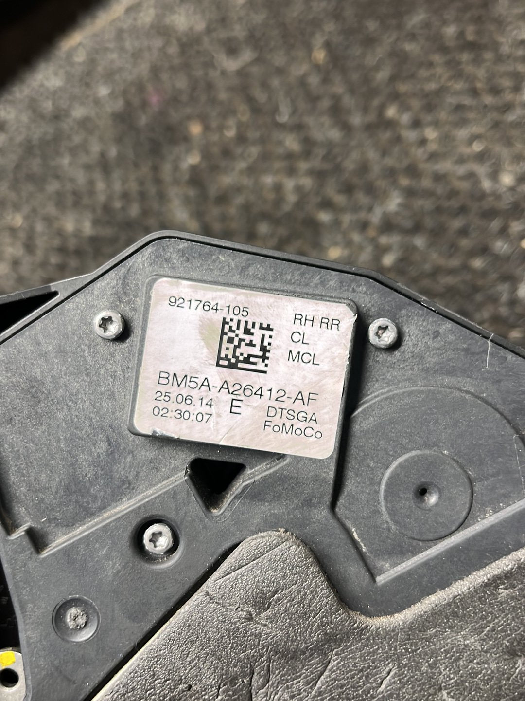 2015 Ford Kuga- Right Rear Door Lock Actuator- (TAG8703)
