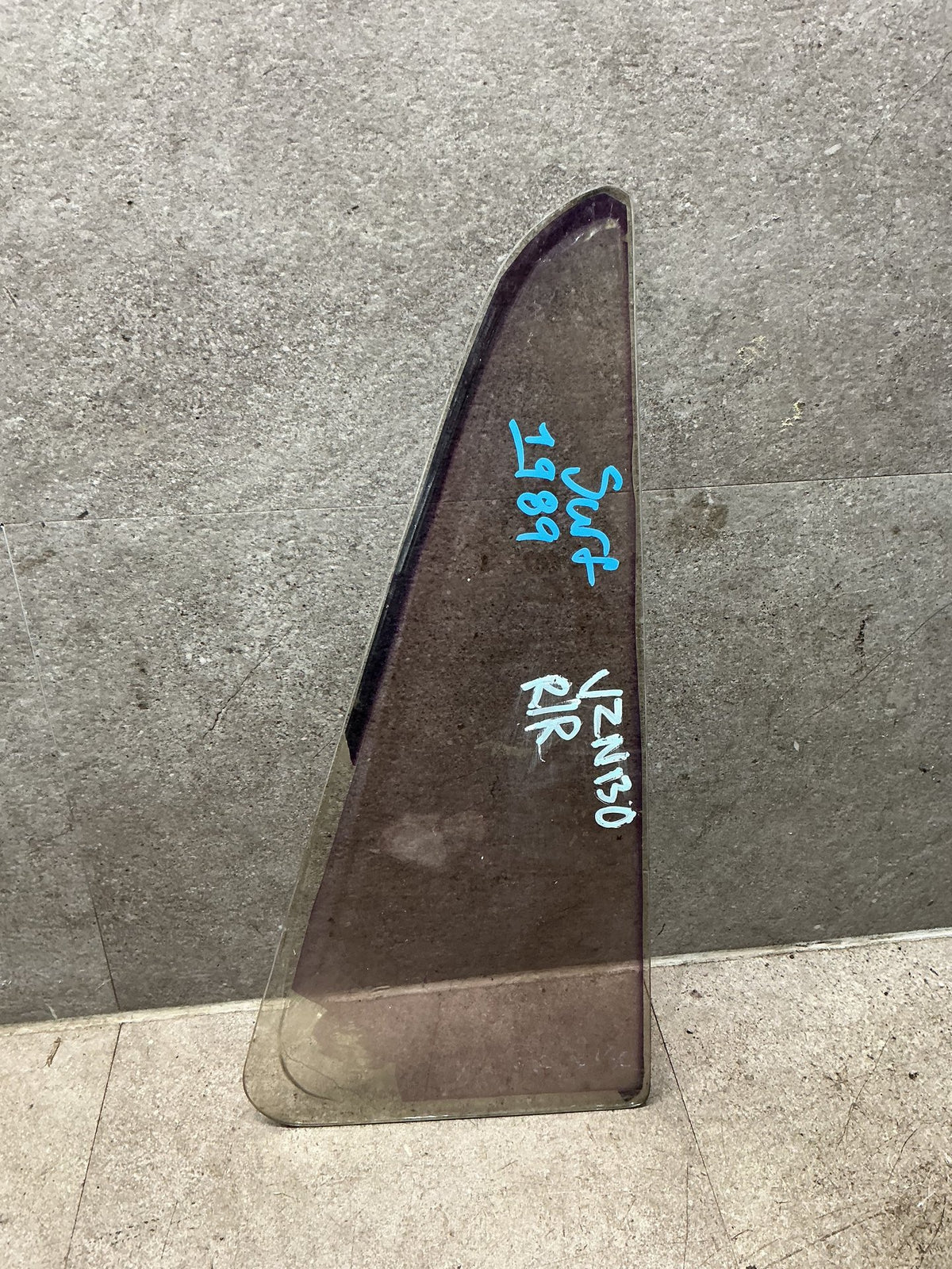 1989 Toyota Hilux Surf VZN130 - Right Rear Quarter Door Glass - (TAG18617)