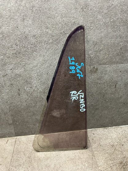 1989 Toyota Hilux Surf VZN130 - Right Rear Quarter Door Glass - (TAG18617)