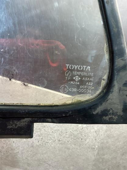 1992 Toyota Hilux Surf - Left Rear Quarter Door Glass - (TAG18578)