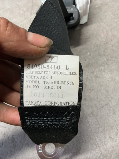 2011 Suzuki SX4 2W052- Left Rear Seat Belt- (TAG13590)