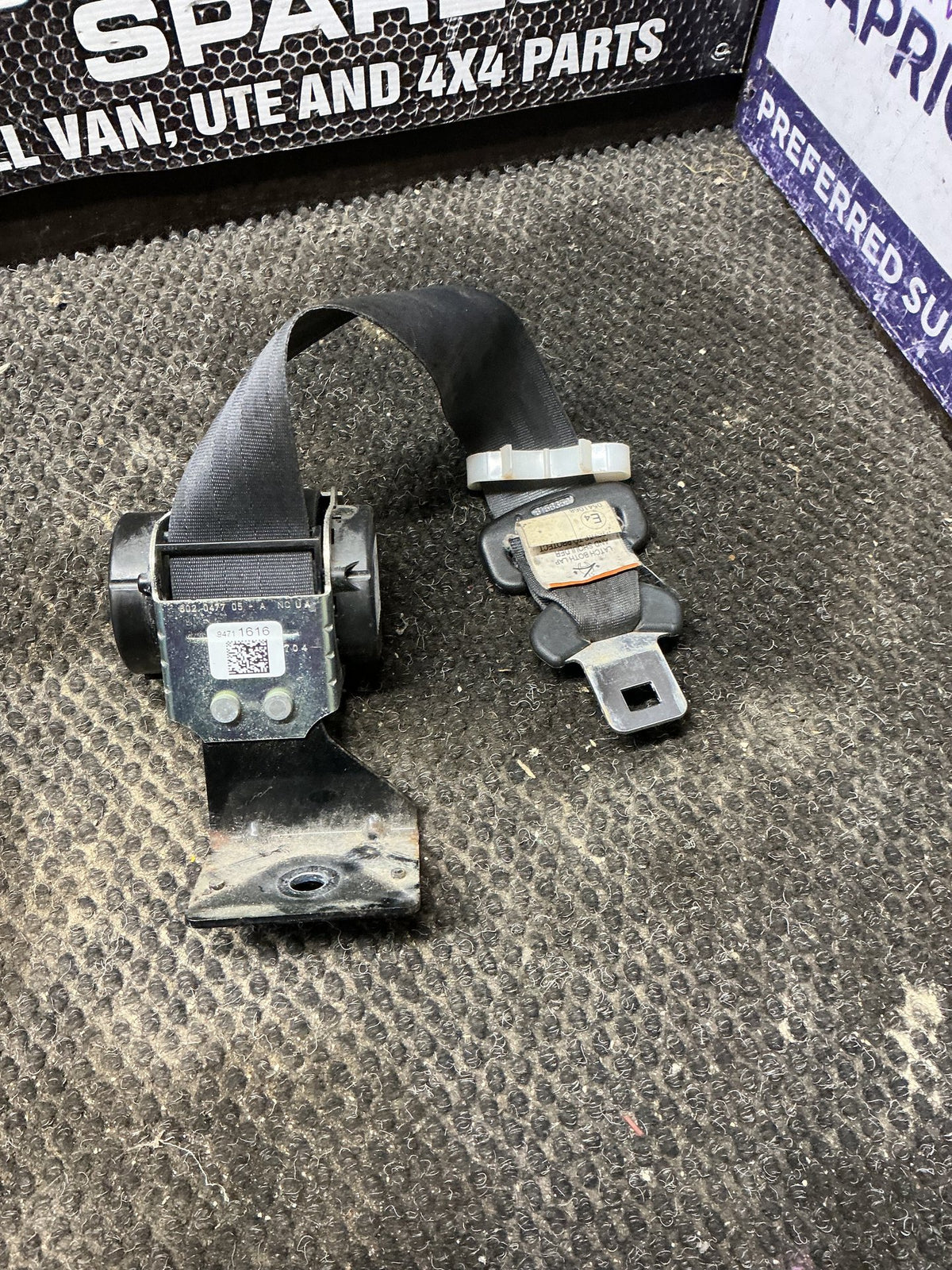 2012-2013 Holden Colorado RG- Rear Centre Seat Belt- (TAG11309)