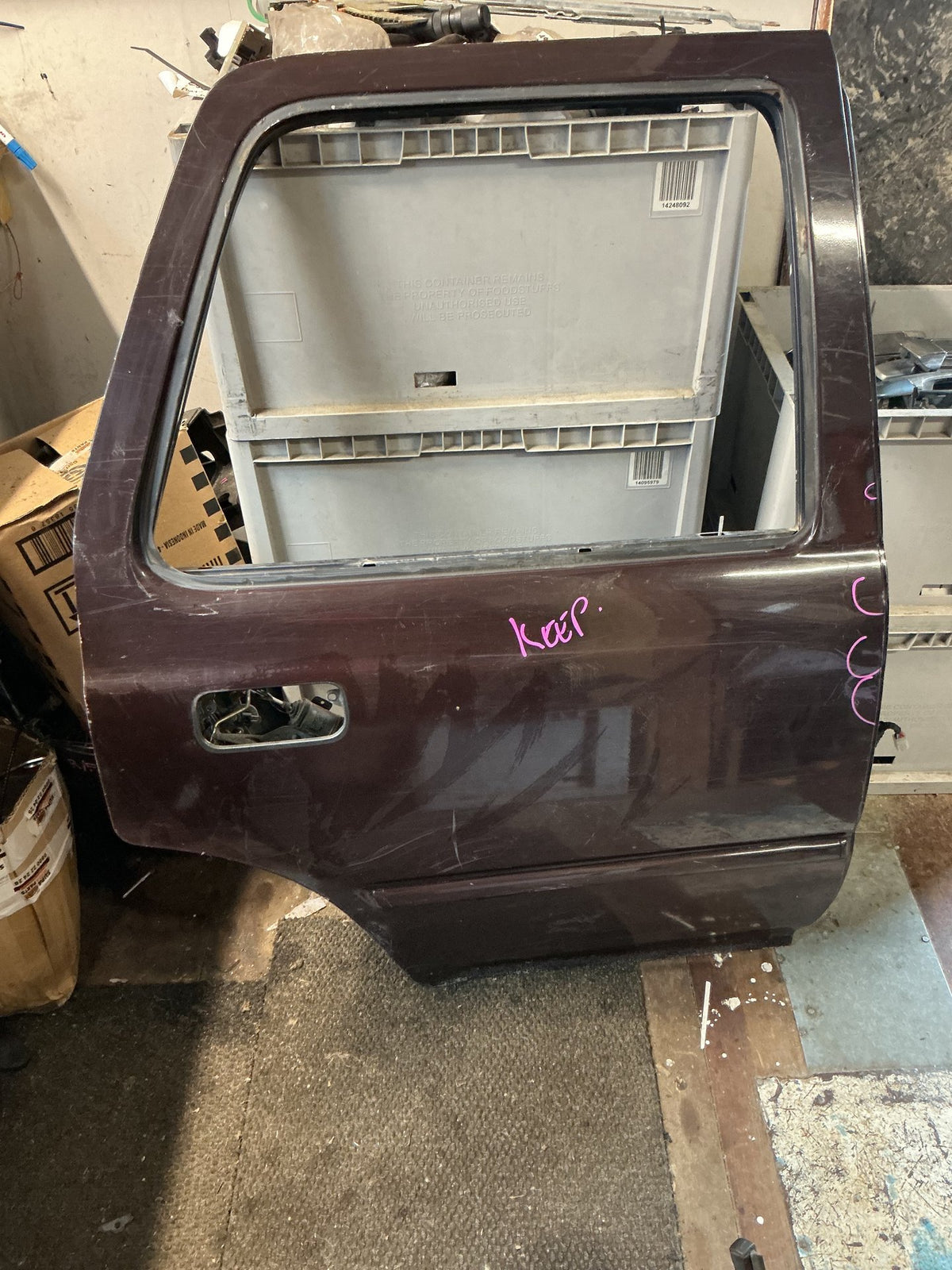 1994 Toyota Hilux Surf KZN130- Right Rear Door Shell- (TAG13559)
