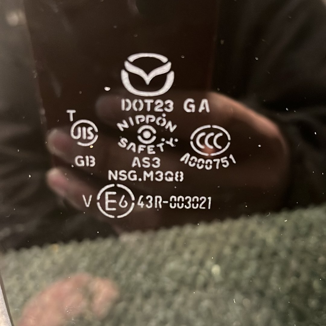 2012 Mazda CX-5 KE2AW- Right Rear Door Window- (TAG7859)