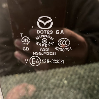 2012 Mazda CX-5 KE2AW- Right Rear Door Window- (TAG7859)