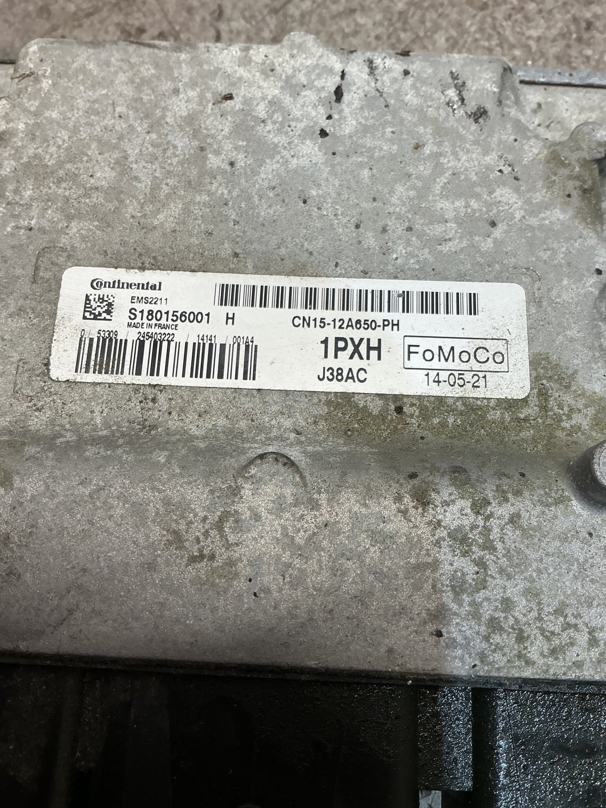 2014 Ford EcoSport- ECU- (TAG15502) PN: CN15-12A650-PH