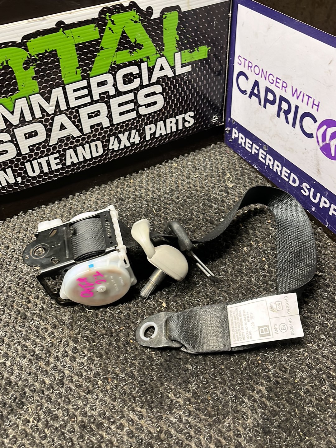2015-2018 Mitsubishi Triton KK- Left Rear Seat Belt- (TAG7597)