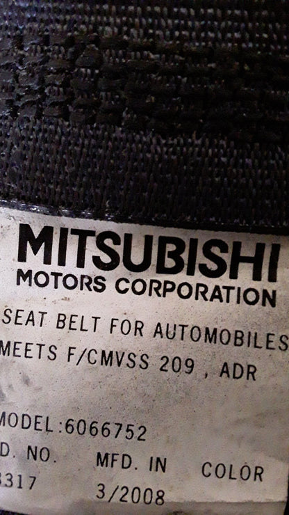 Left Rear Seat Belt- (TAG5837), 6066752, 2008, Mitsubishi, Outlander, II CW*W