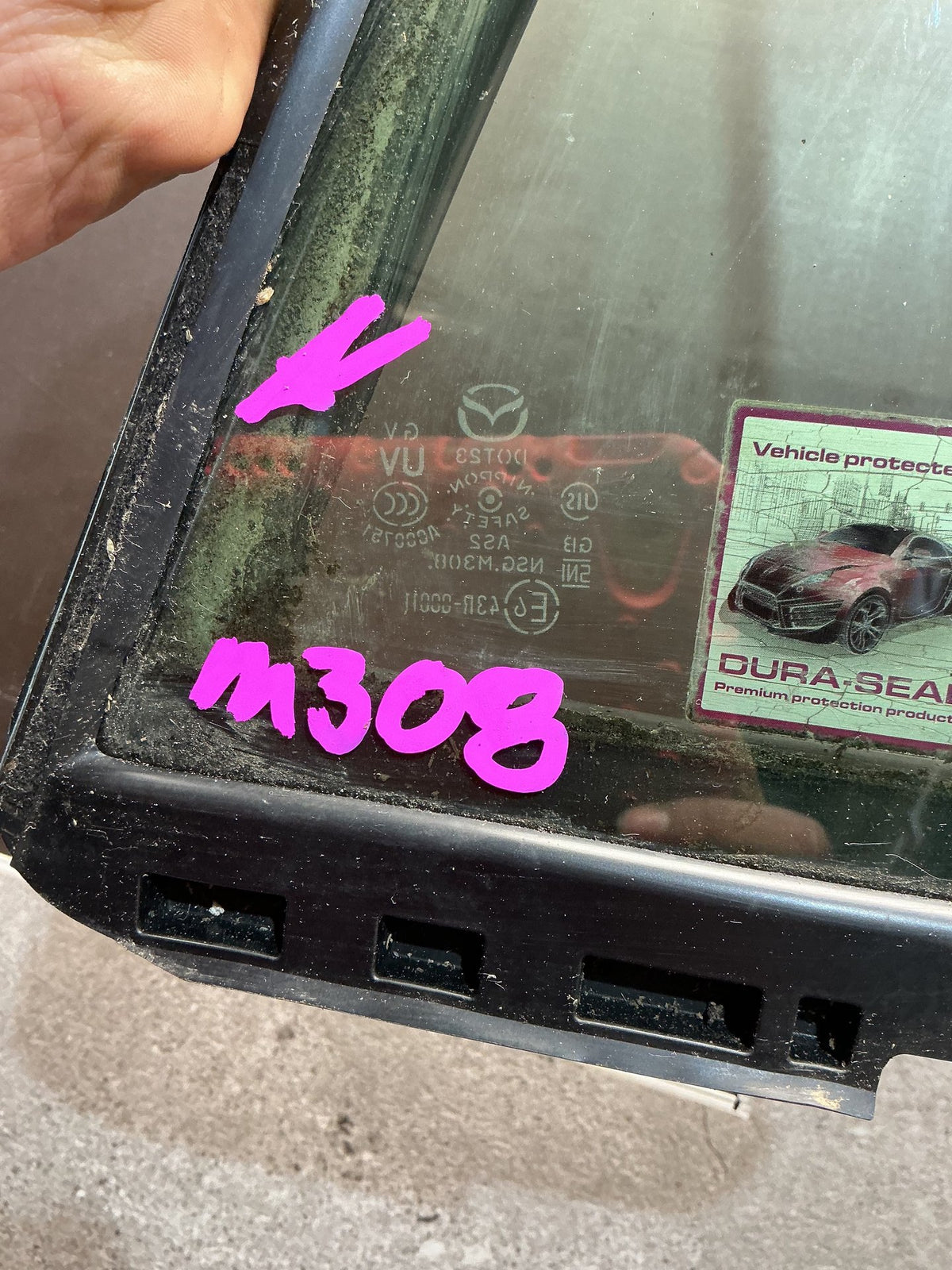 2012 Mazda CX-5 - Right Rear Quarter Door Glass - (TAG18776)