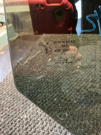 2012 Dodge Journey JC- Left Rear Door Window- (TAG9964) PN: M-AT 0 14