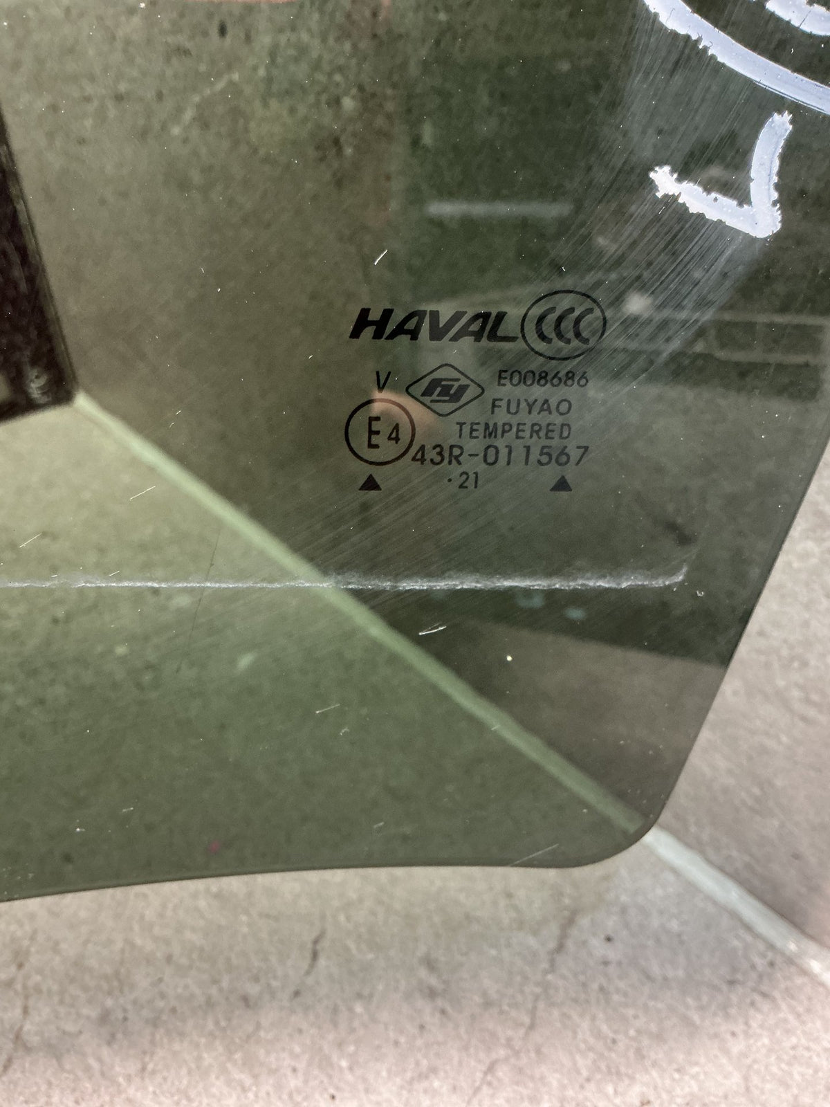 2021 Haval Jolion- Left Rear Door Glass- (TAG14615)