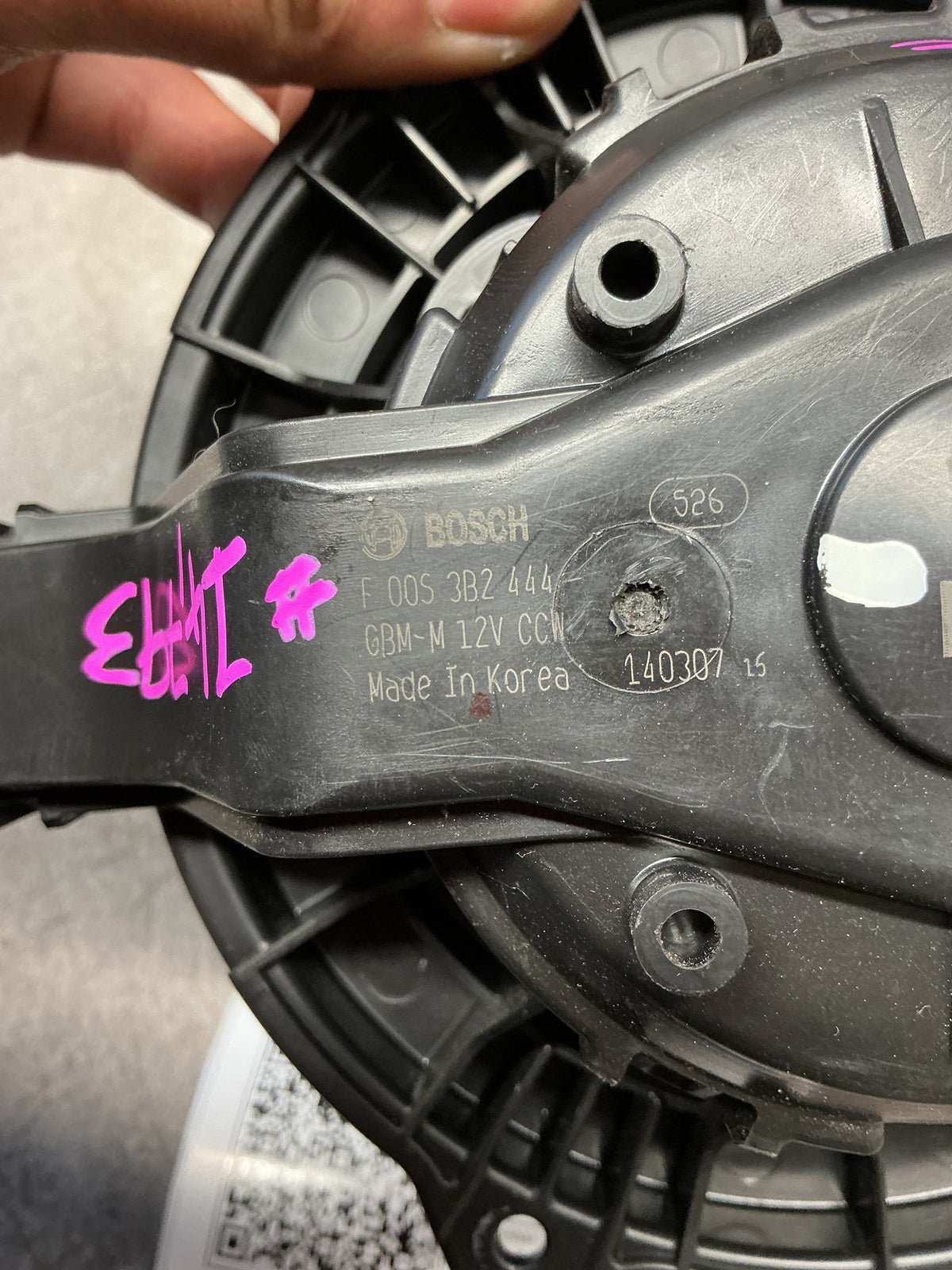 2014 Ford Ranger- Heater Fan Motor- (TAG14793)