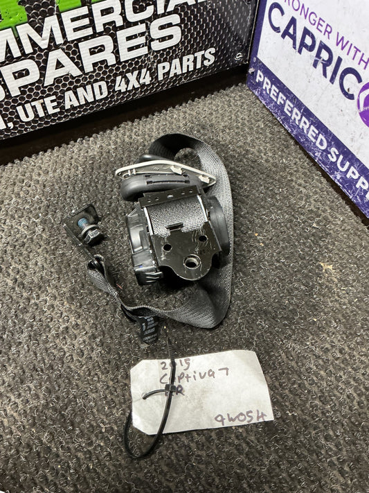 2015 Holden Captiva 7 9W054- Right Rear Seat belt- (TAG10780)