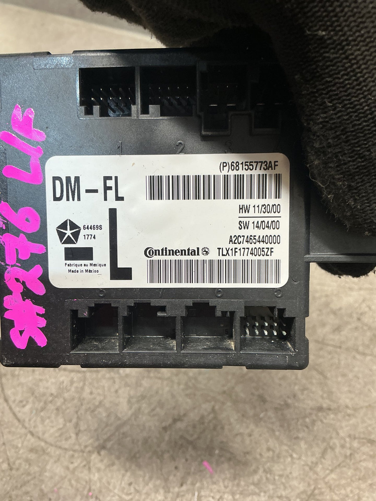 2013-2015 Jeep Grand Cherokee IV WK- Left Front Door Control Module- (TAG17037)