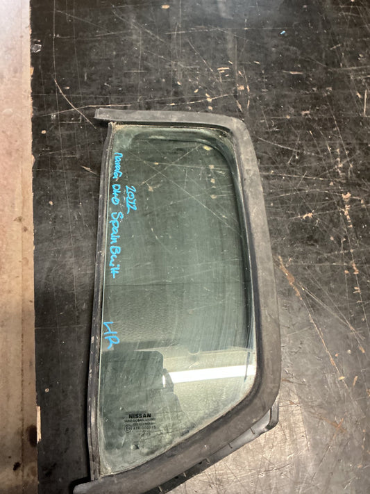 2012 Nissan Navara D40 - Left Rear Quarter Door Glass - (TAG18635)