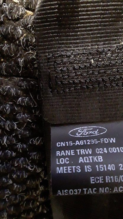 2015 Ford EcoSport TITANIUM 1.5- Left Front Seat Belt- (TAG6629) PN: CN15-A61295-FDW
