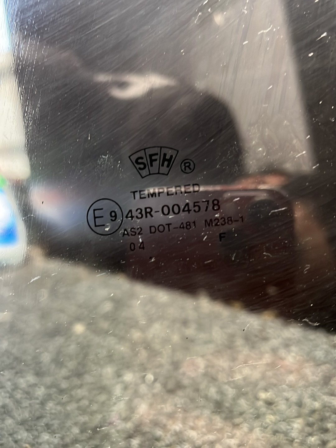 2005 Ford Territory- Left Front Door Window- (TAG8919)