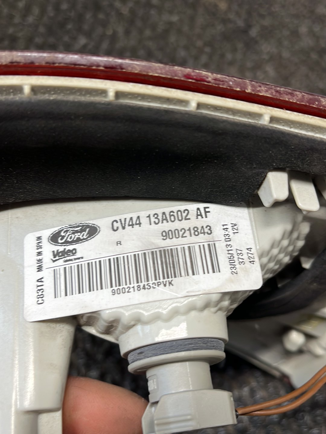 2014 Ford Kuga- Right Tailgate Light- (TAG9092)