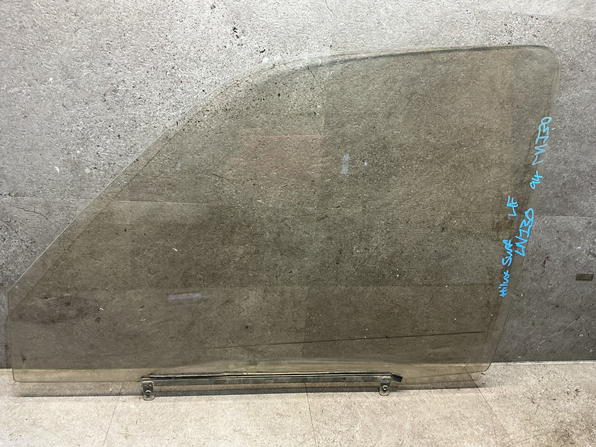 1994 Toyota Hilux Surf KZN130 - Left Front Door Glass - (TAG19158)
