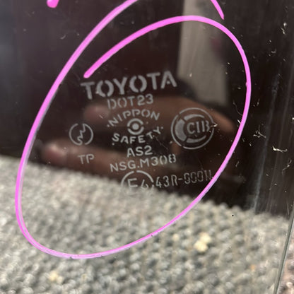 1994-1999 Toyota RAV4 A10 SXA11- Left Front Door Window- (TAG7798)