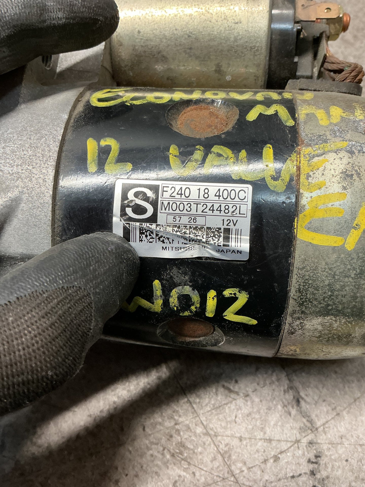 2006 Ford Econovan- Starter Motor- (TAG14923) PN: M003T24482L