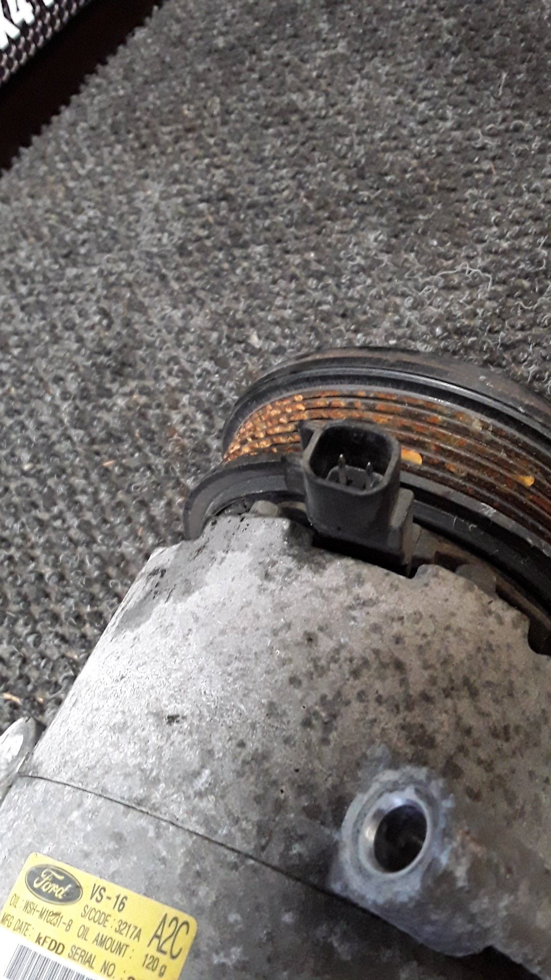 2015 Ford EcoSport TITANIUM 1.5P/6AT/SW- A/C Compressor- (TAG6666) PN: AV11-19D629-A2C