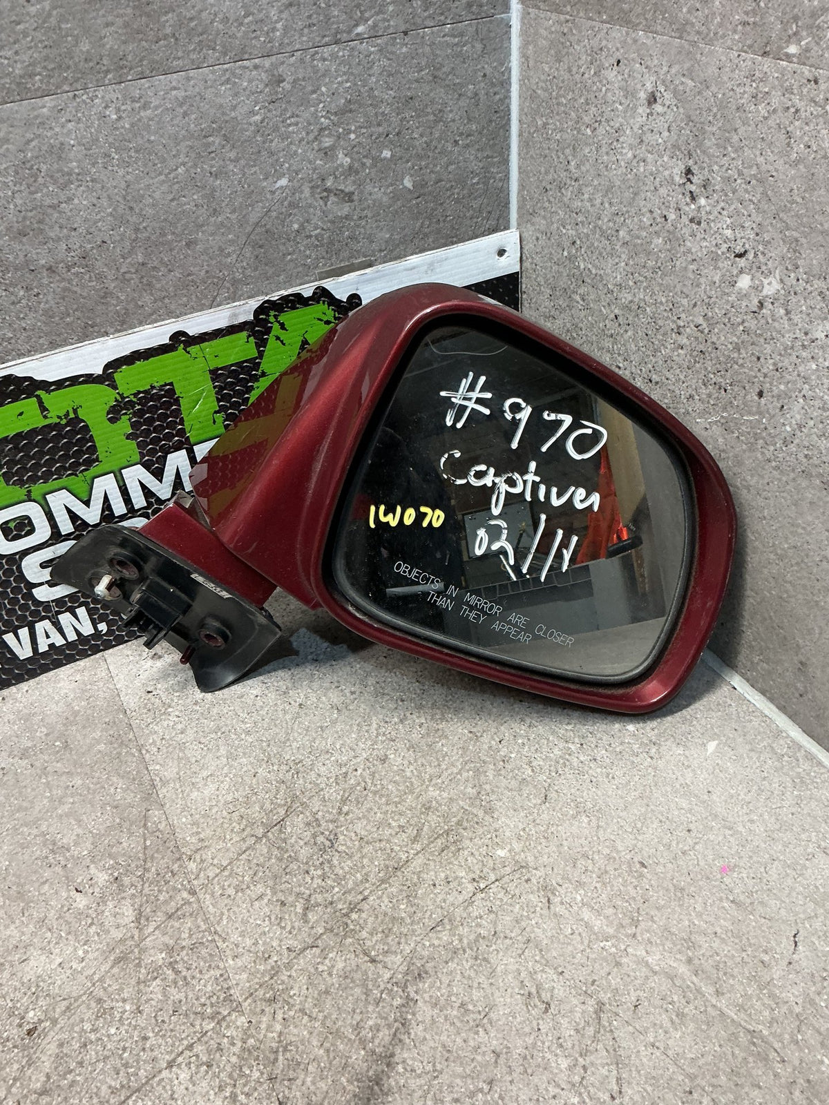 2013 Holden Captiva 5 - Right Door Mirror - (TAG14730)