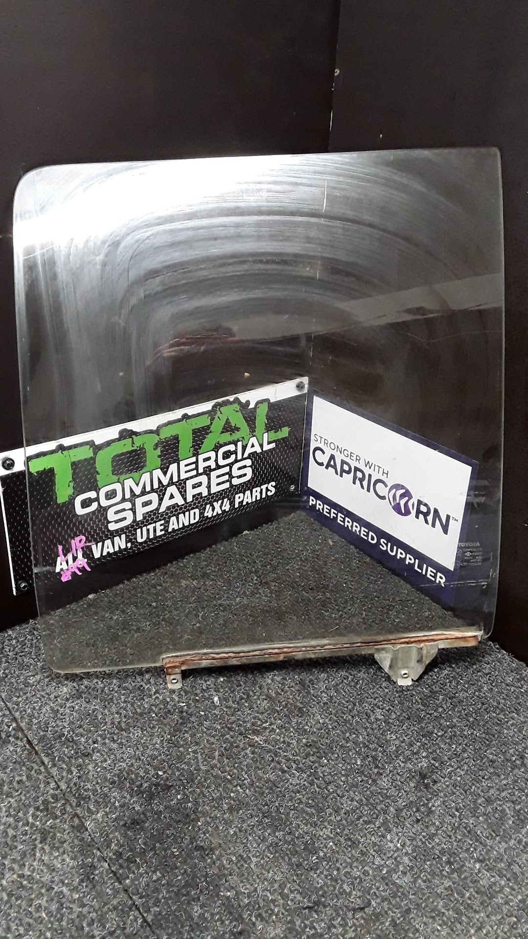 1989-1995 Toyota Hilux II N130 VZN130- Left Rear Door Glass- (TAG6377)