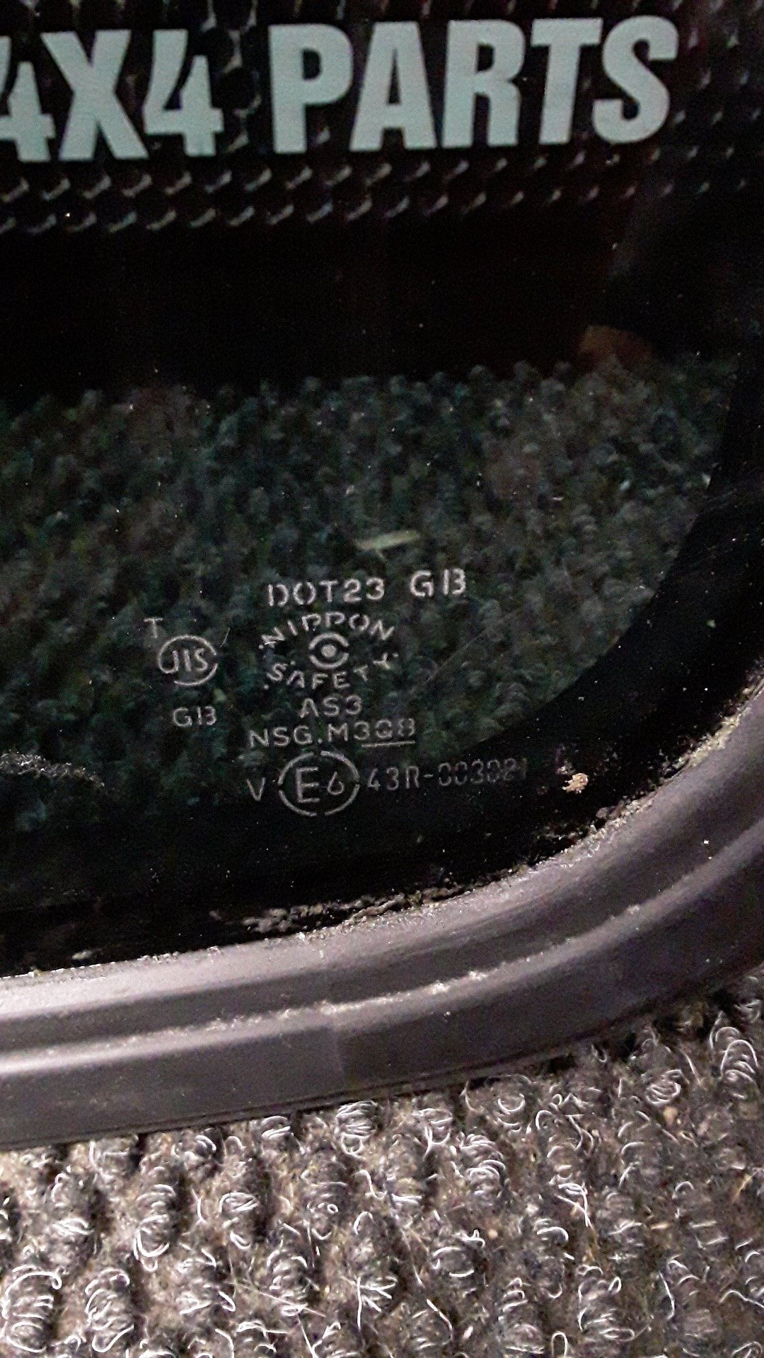 2007 Nissan Vanette SKF2VN- Left Rear Cargo Glass- (TAG5773) PN: M3Q8