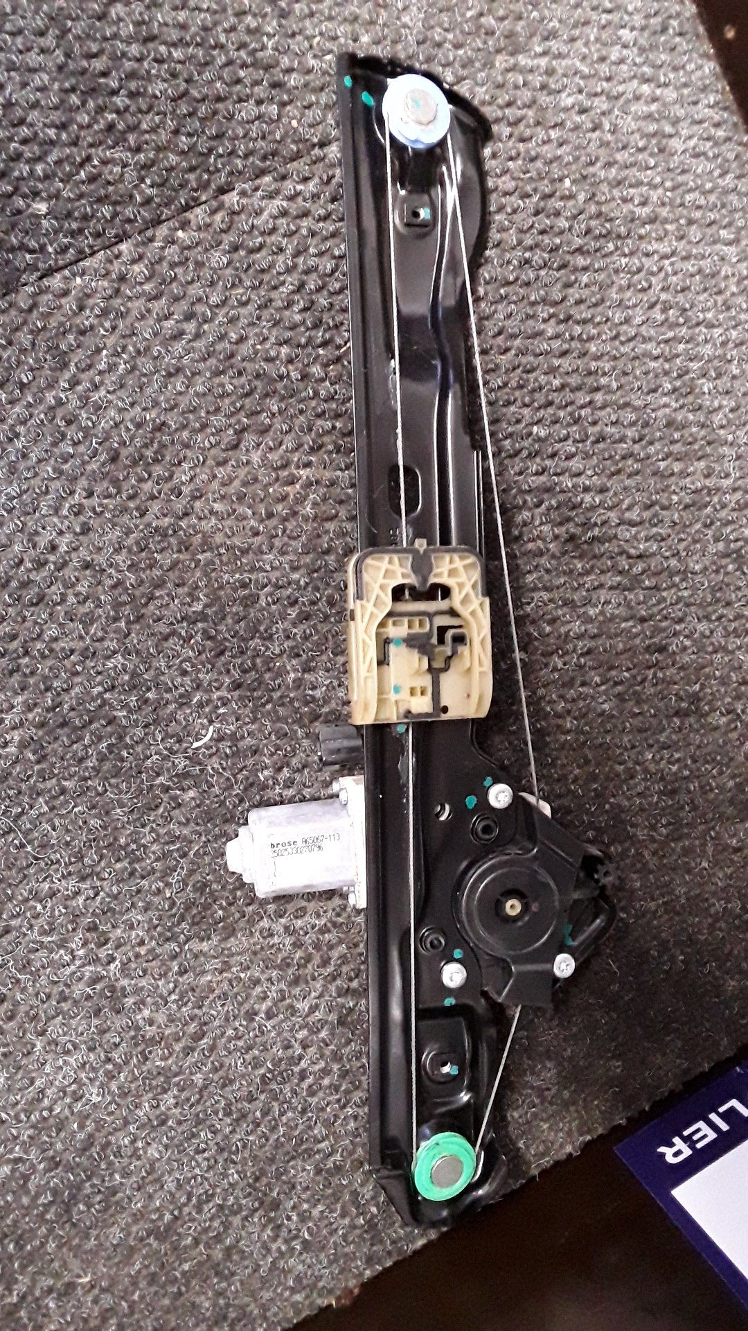 2015 Ford EcoSport TITANIUM 1.5- Right Rear Window Regulator/Motor- (TAG6647)