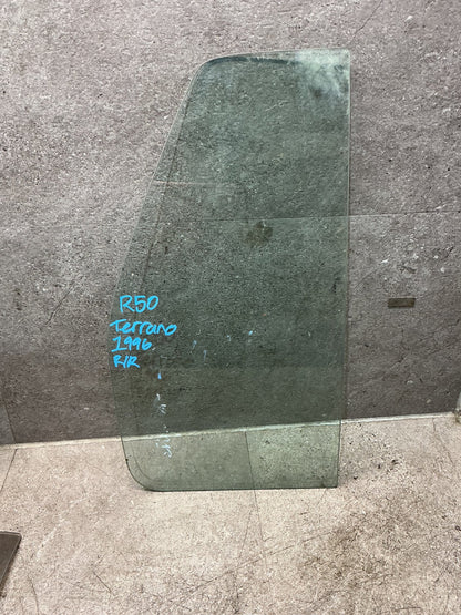 1996 Nissan Terrano R50 - Right Rear Quarter Door Glass - (TAG18753)