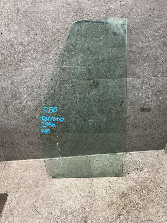 1996 Nissan Terrano R50 - Right Rear Quarter Door Glass - (TAG18753)