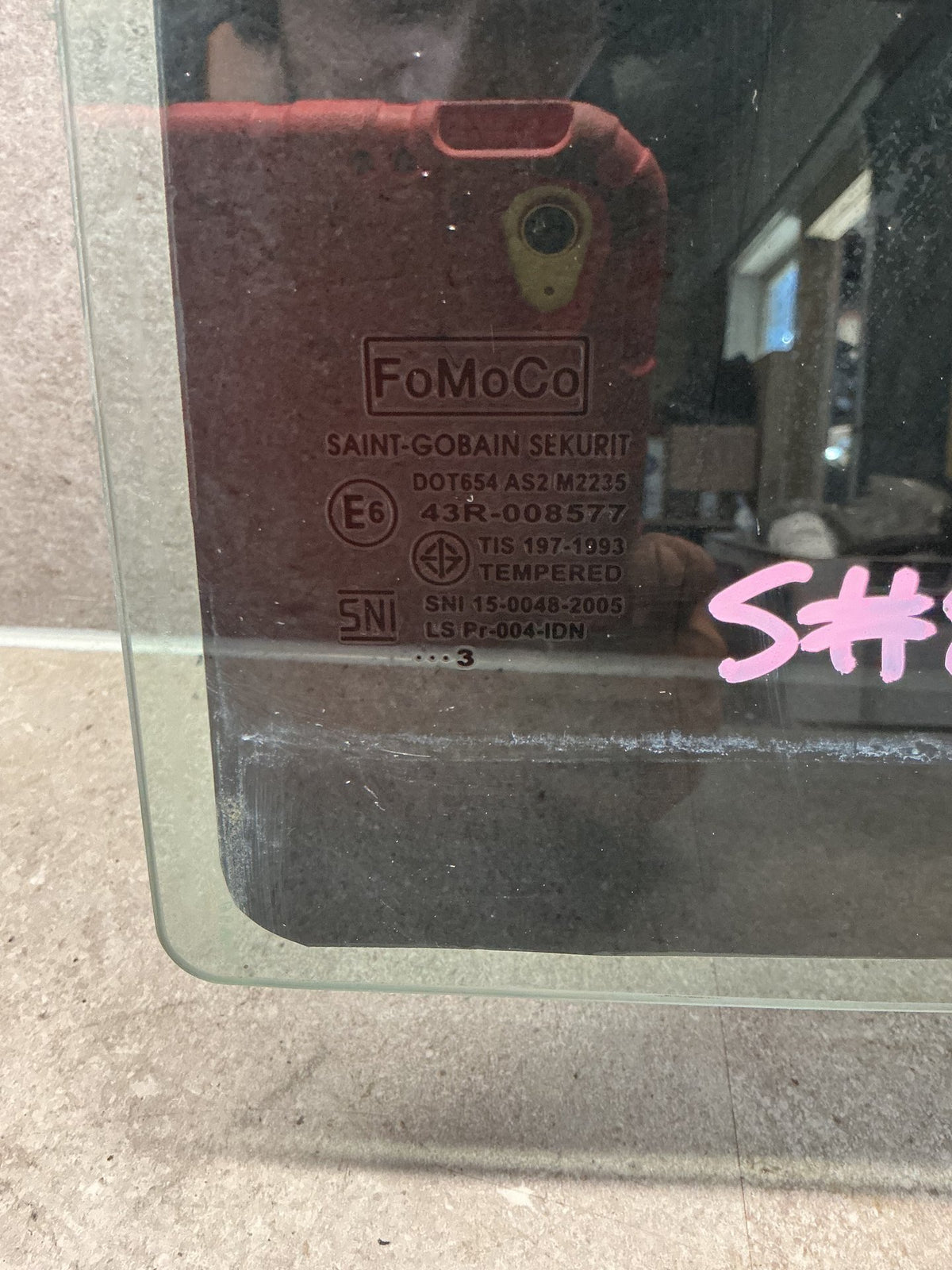 2011-2015 Ford Ranger PXI- Left Rear Door Glass- (TAG13307)