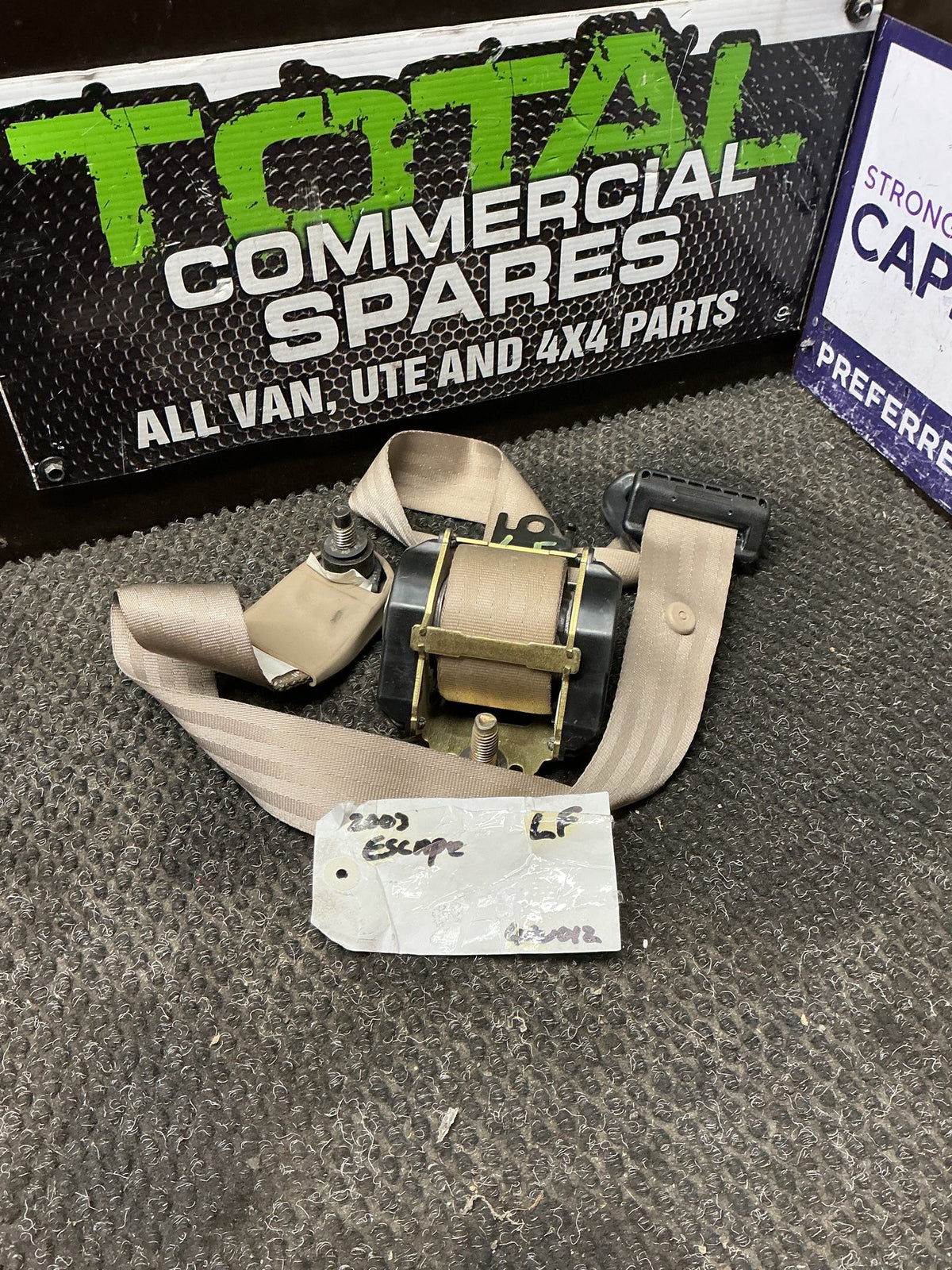 2003 Ford Escape 4W012- Left Front Seat Belt- (TAG10803)