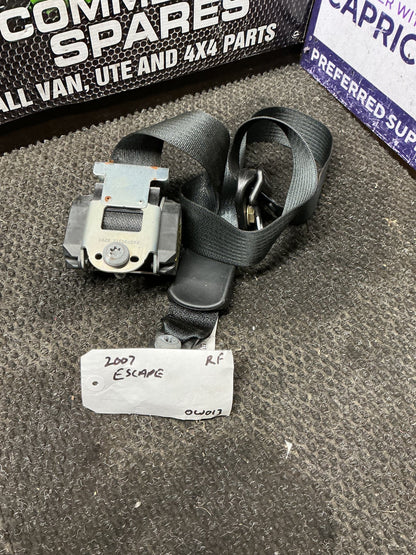 2007 Ford Escape 0W013- Right Front Seat Belt- (TAG10805)