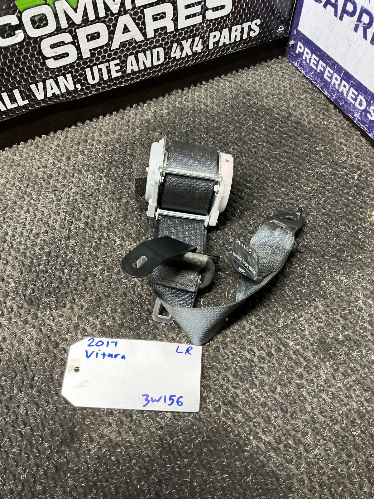 2017 Suzuki Vitara 3W156- Left Rear Seat Belt- (TAG10909)