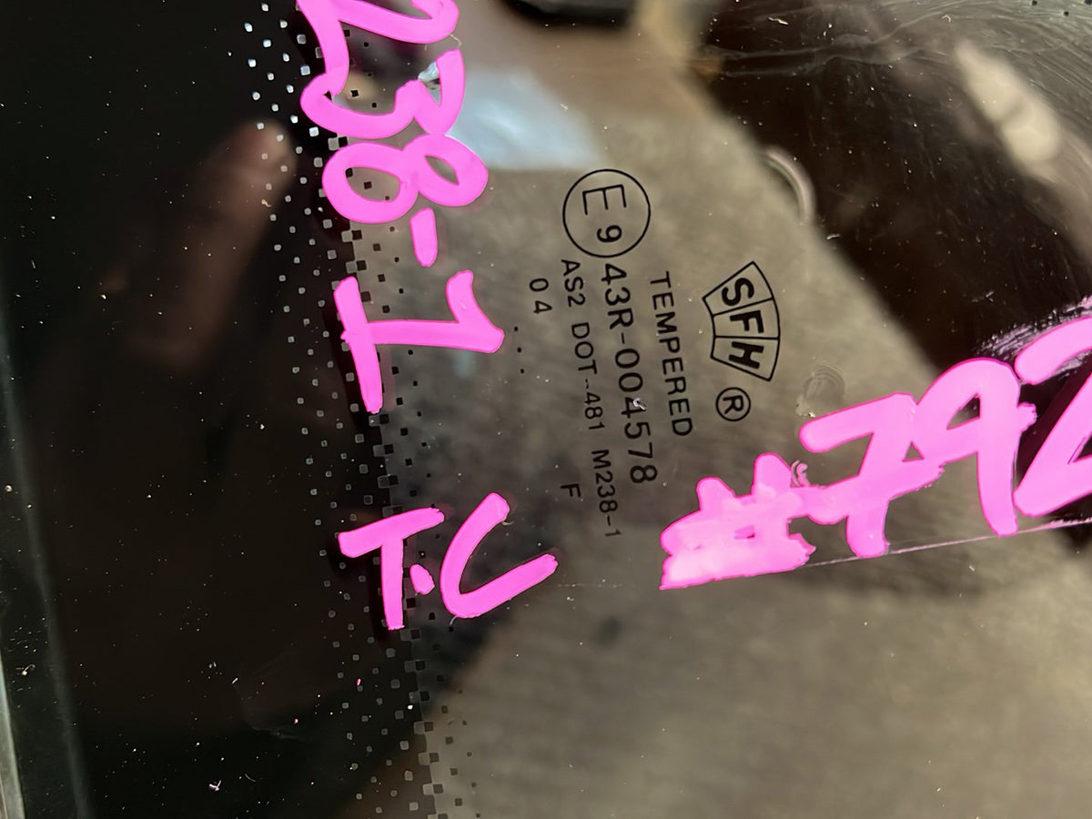2005 Ford Territory- Right Rear Cargo Glass- (TAG7923) PN: M238-1