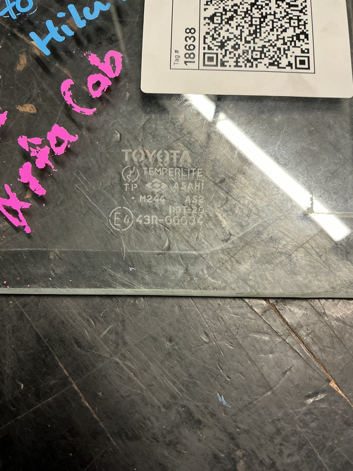 1998-1983 Ln47 - Left Front Quarter Door Glass - (TAG18638)