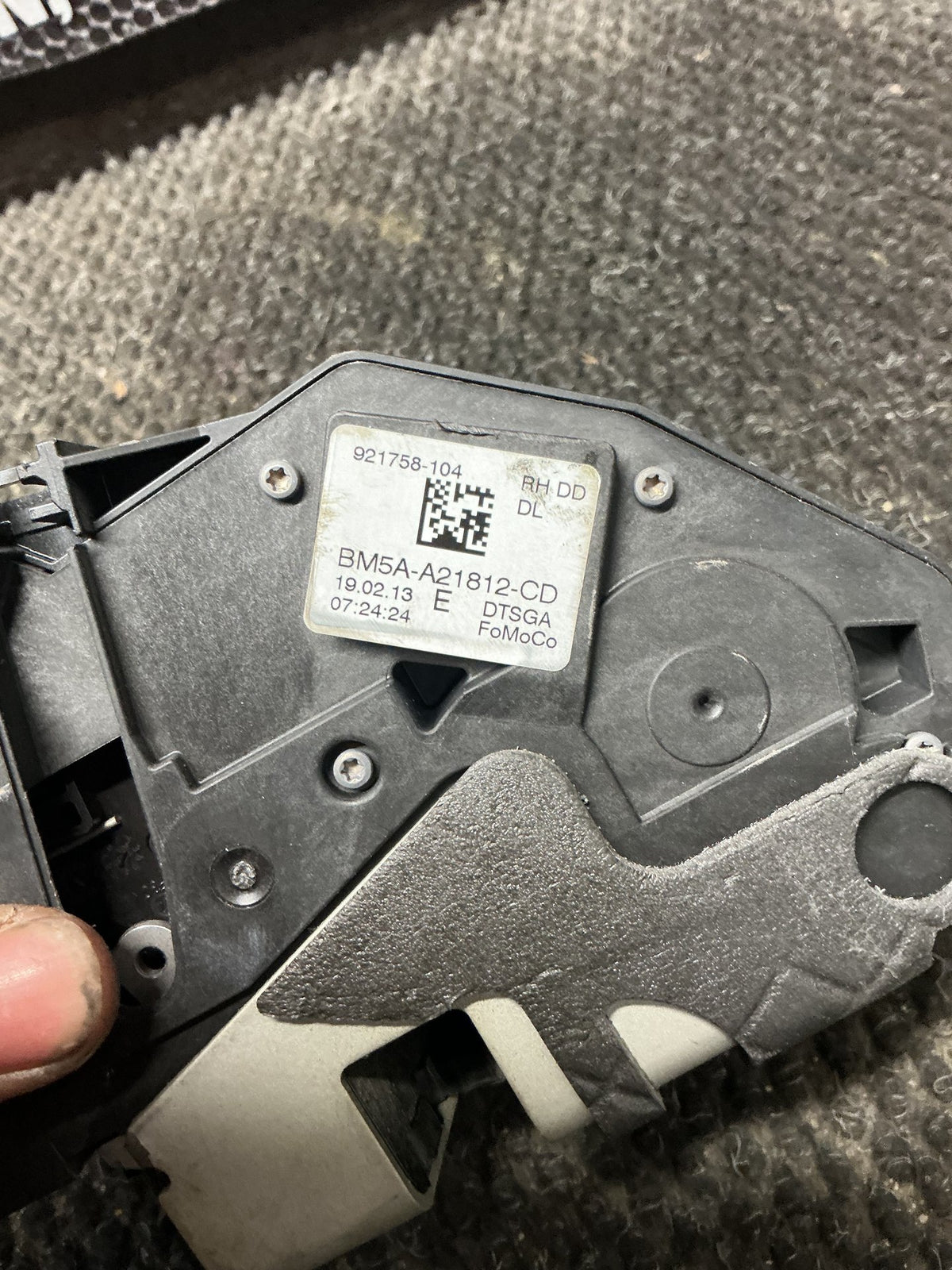 2013 Ford Kuga II TF- Right Front Door Lock Actuator- (TAG11342) PN: BM5A-A21812-CD