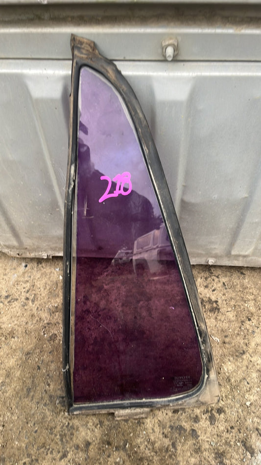 1989-1995 Toyota Hilux II N130- Left Rear Quarter Door Glass- (TAG6842)