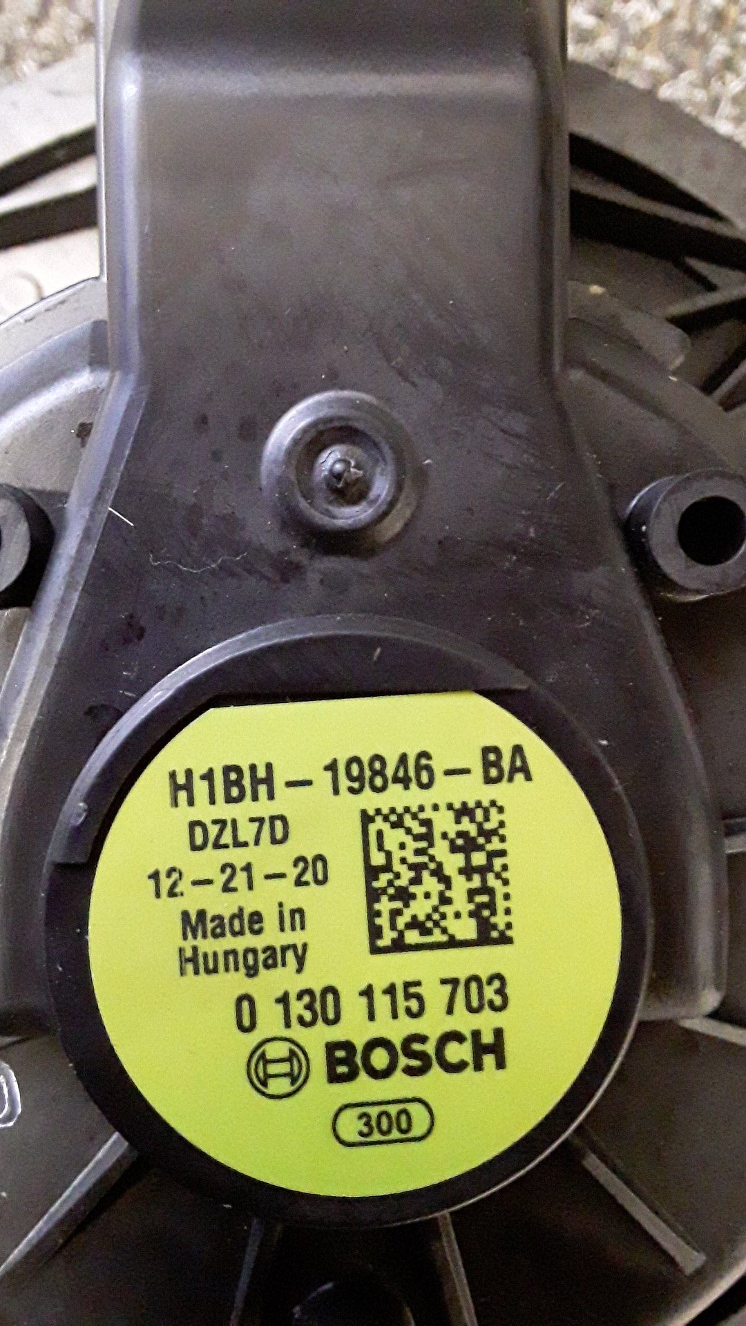 2021 Ford Puma ST-LINE 1.0P/7AT- Heater Fan Motor- (TAG6570)