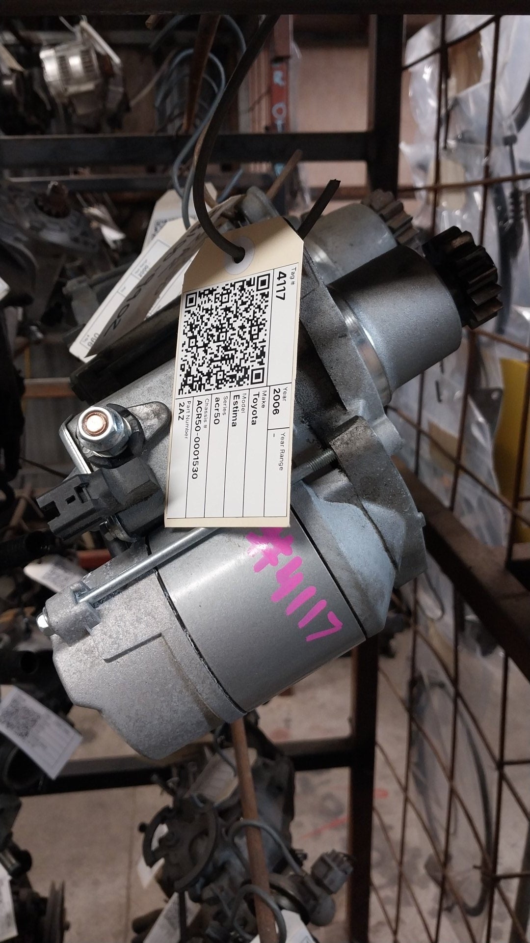 2006 Toyota Estima acr50 ACR50- Starter Motor- (TAG4117)