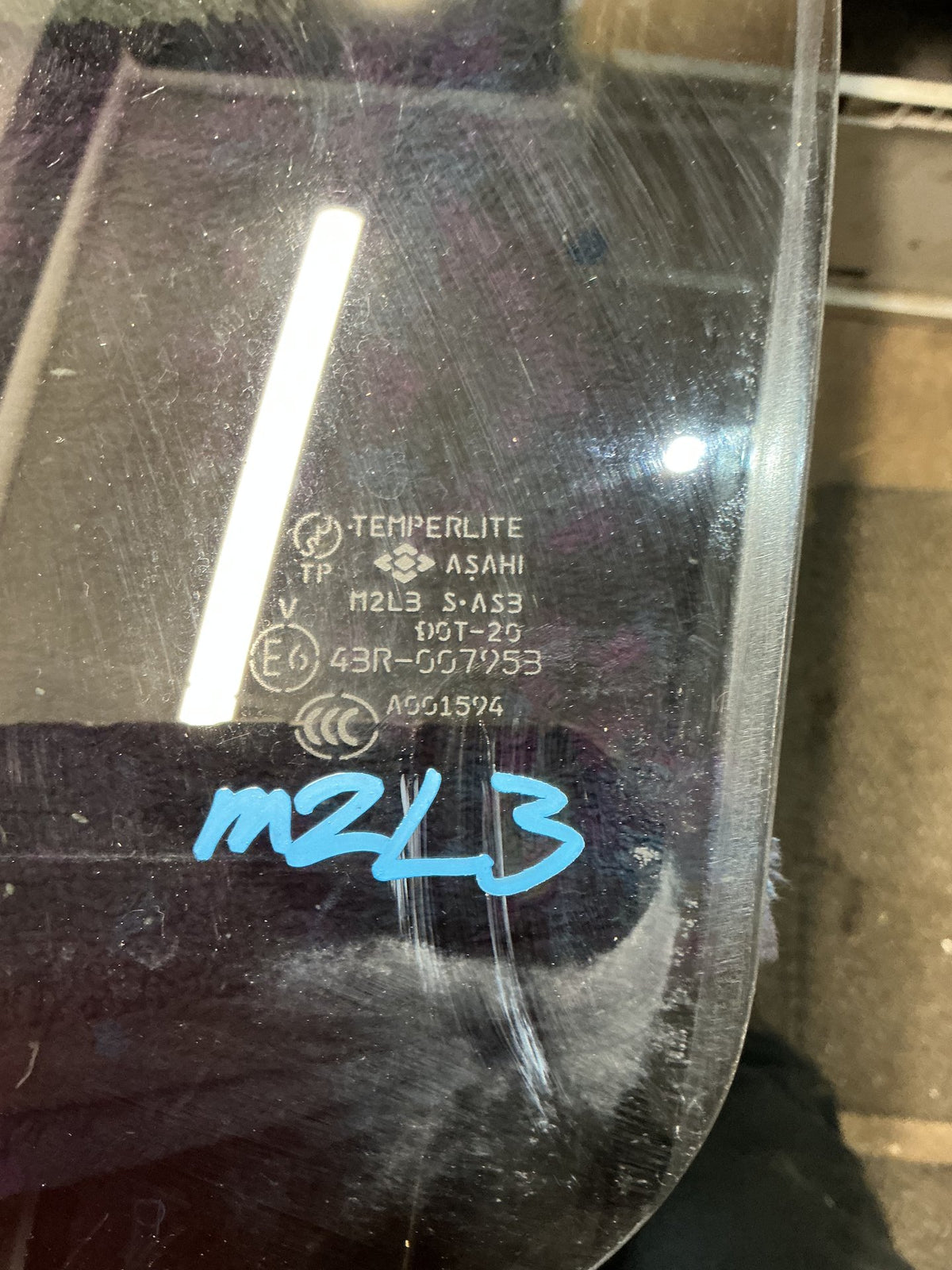 2005-2012 Mitsubishi Outlander CW*W CW5W - Left Rear Door Glass - (TAG18883)