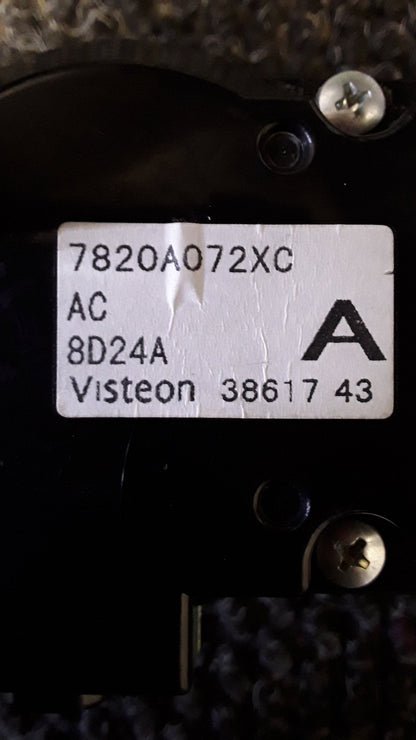 2008 Mitsubishi Outlander II CW*W CW5W- Heater Controls- (TAG5846) PN: AC-8D24A-7820A072XC
